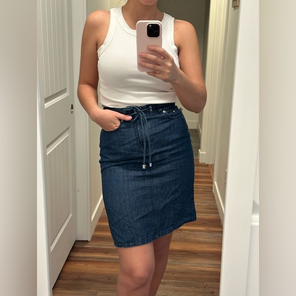 Vintage 90's POLO JEANS CO. Skirt - Picture 1 of 8